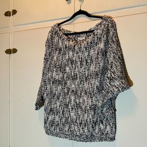 Maurices Textured Black and White Sweater